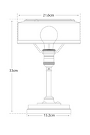 Metal Industrial Table Lamp | Andrew Martin Henley | Oroatrade.com