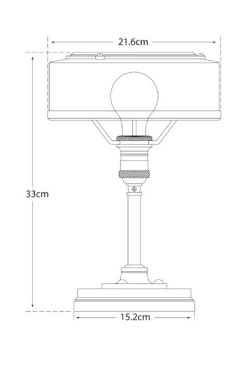 Metal Industrial Table Lamp | Andrew Martin Henley | Oroatrade.com