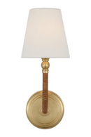 Rattan Wrapped Classic Wall Light | Andrew Martin Basden | Oroatrade.com