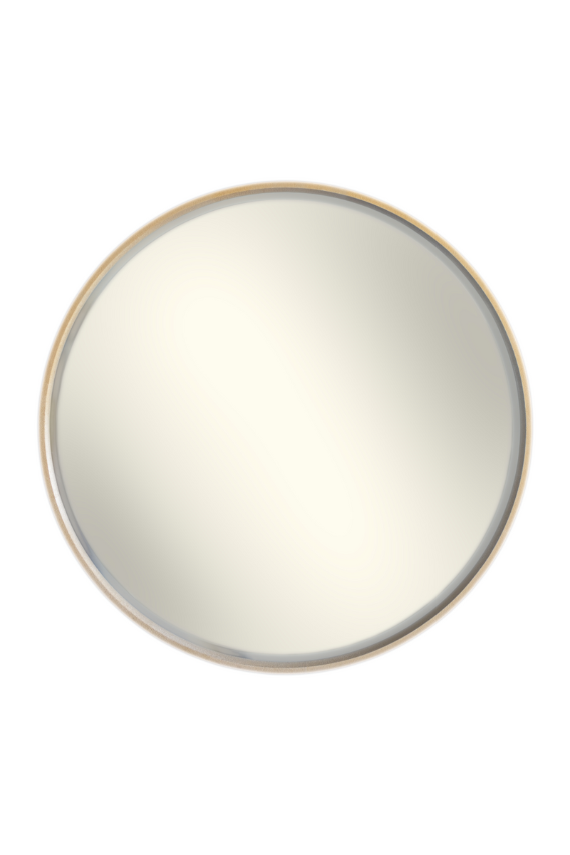 Cream Round Mirror | Andrew Martin Lille | Oroatrade.com