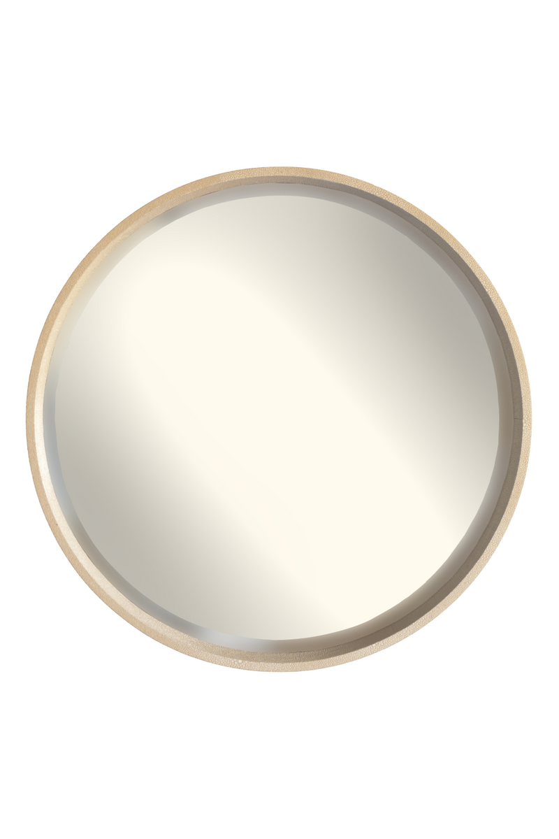 Cream Round Mirror | Andrew Martin Lille | Oroatrade.com