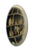 Silver Decorative Convex Mirror | Andrew Martin Richmond | Oroatrade.com