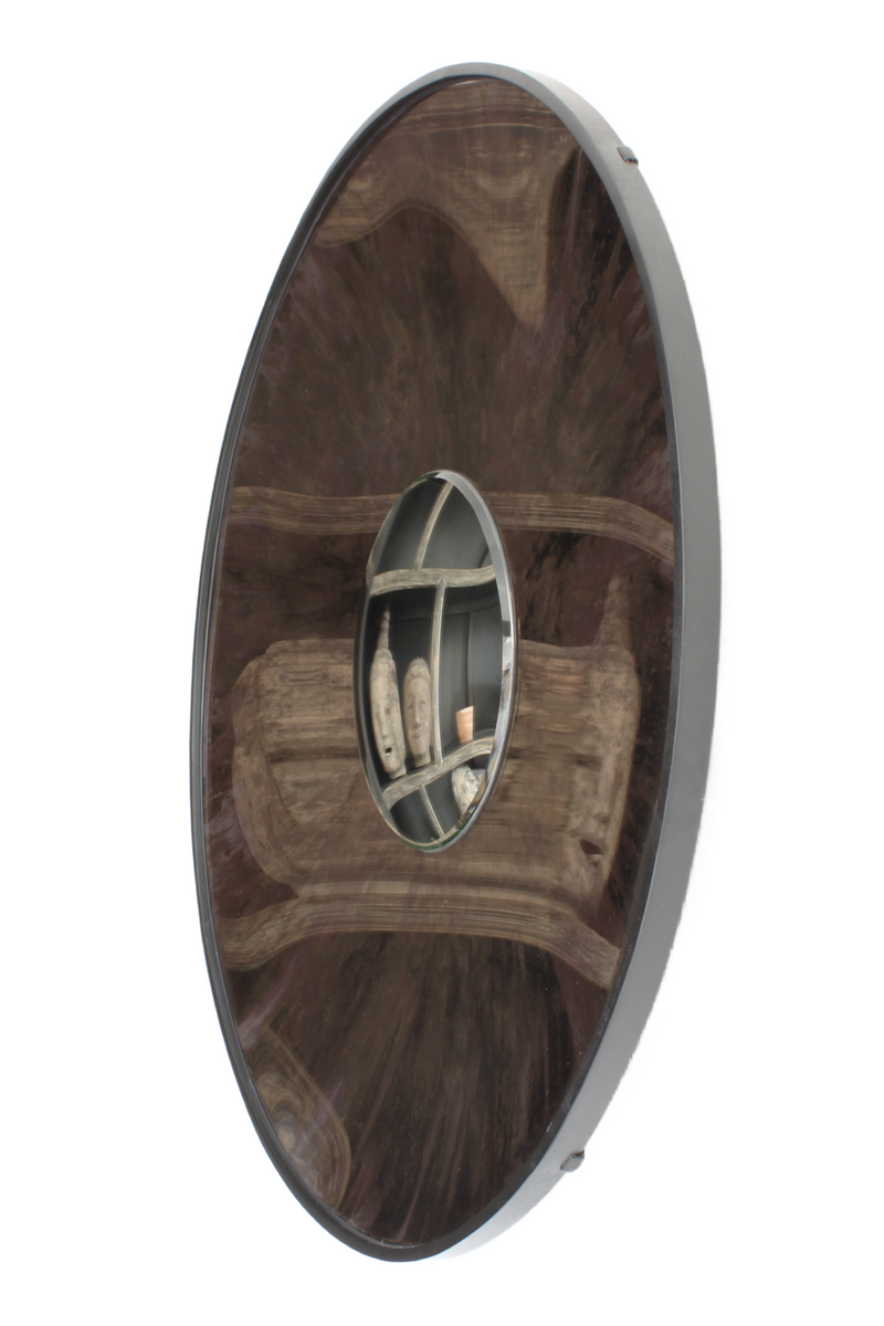 Aged Bronze Round Concave Mirror | Andrew Martin Hampstead | Oroatrade.com