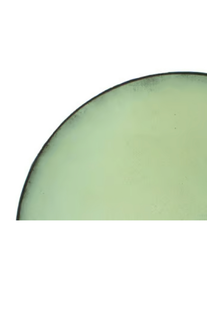 Aged Green Round Convex Mirror | Andrew Martin Fulham | Oroatrade.com