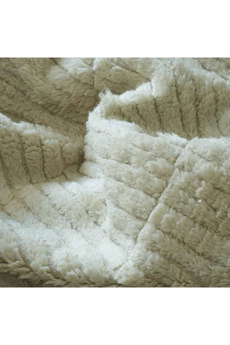 Cream Hand-Tufted Area Rug | Andrew Martin Peak