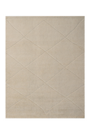 Cream Wool Diamond Rug | Andrew Martin Mogul | Oroatrade.com