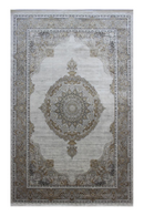 Gray Medallion Motif Persian Rug | Andrew Martin Soraya | Oroatrade.com