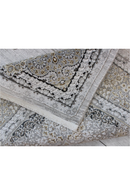 Gray Medallion Motif Persian Rug | Andrew Martin Soraya | Oroatrade.com