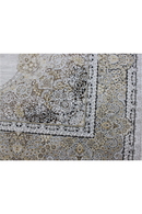 Gray Medallion Motif Persian Rug | Andrew Martin Soraya | Oroatrade.com