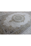 Gray Medallion Motif Persian Rug | Andrew Martin Soraya | Oroatrade.com