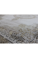 Gray Medallion Motif Persian Rug | Andrew Martin Soraya | Oroatrade.com