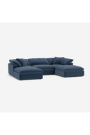 Indigo Fabric Sectional Sofa L | Andrew Martin Truman | Oroatrade.com