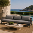 Curved Modern Outdoor Sofa | Andrew Martin Voyage