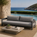 Sculptural Modern Outdoor Sofa | Andrew Martin Caicos | Oroatrade