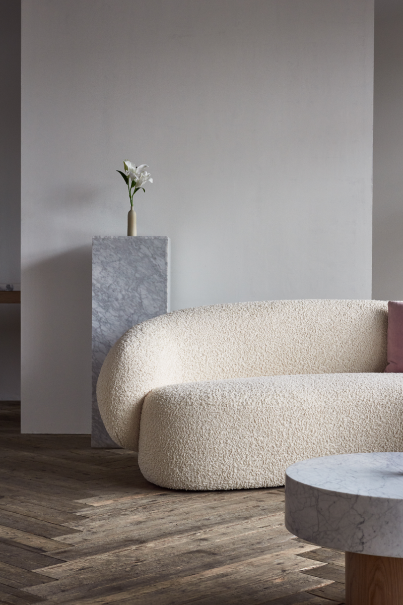 Asymmetrical Bouclé Sofa | Andrew Martin Karma | Oroatrade.com