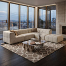 Cream Modern Sectional Sofa | Andrew Martin Tolco