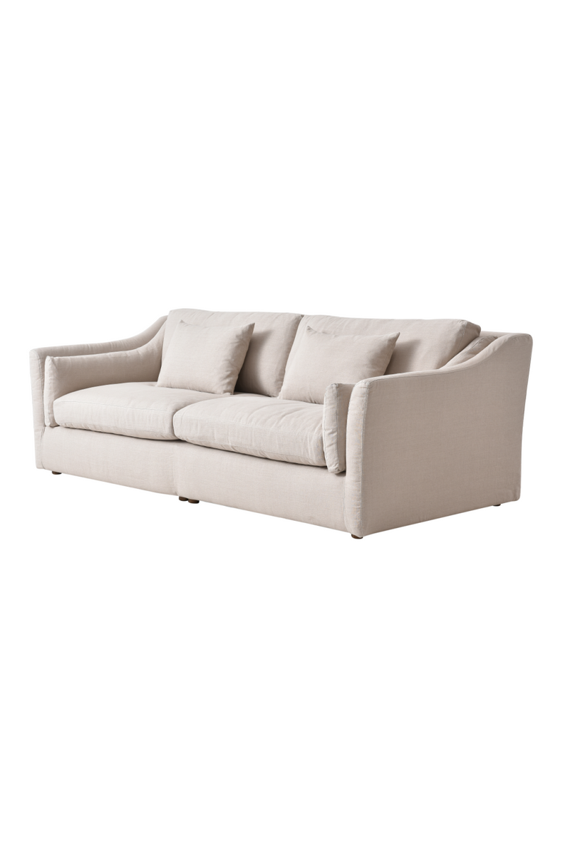 Neutral Linen 4-Seater Sofa | Andrew Martin Lagoon | Oroatrade.com