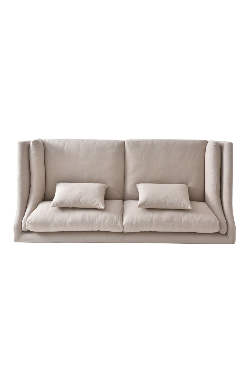 Neutral Linen 4-Seater Sofa | Andrew Martin Lagoon | Oroatrade.com