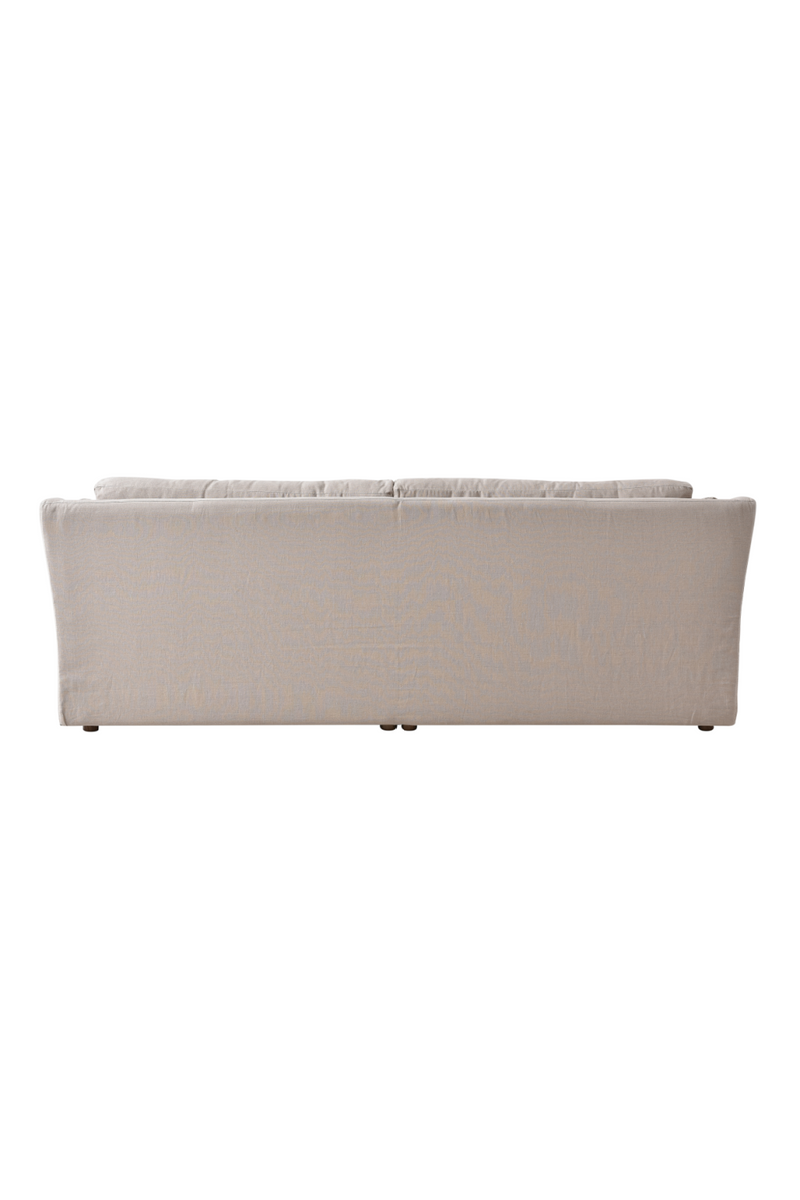 Neutral Linen 4-Seater Sofa | Andrew Martin Lagoon | Oroatrade.com