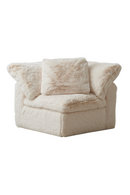 Cream Fur Sectional Sofa | Andrew Martin Truman Junior | Oroatrade.com