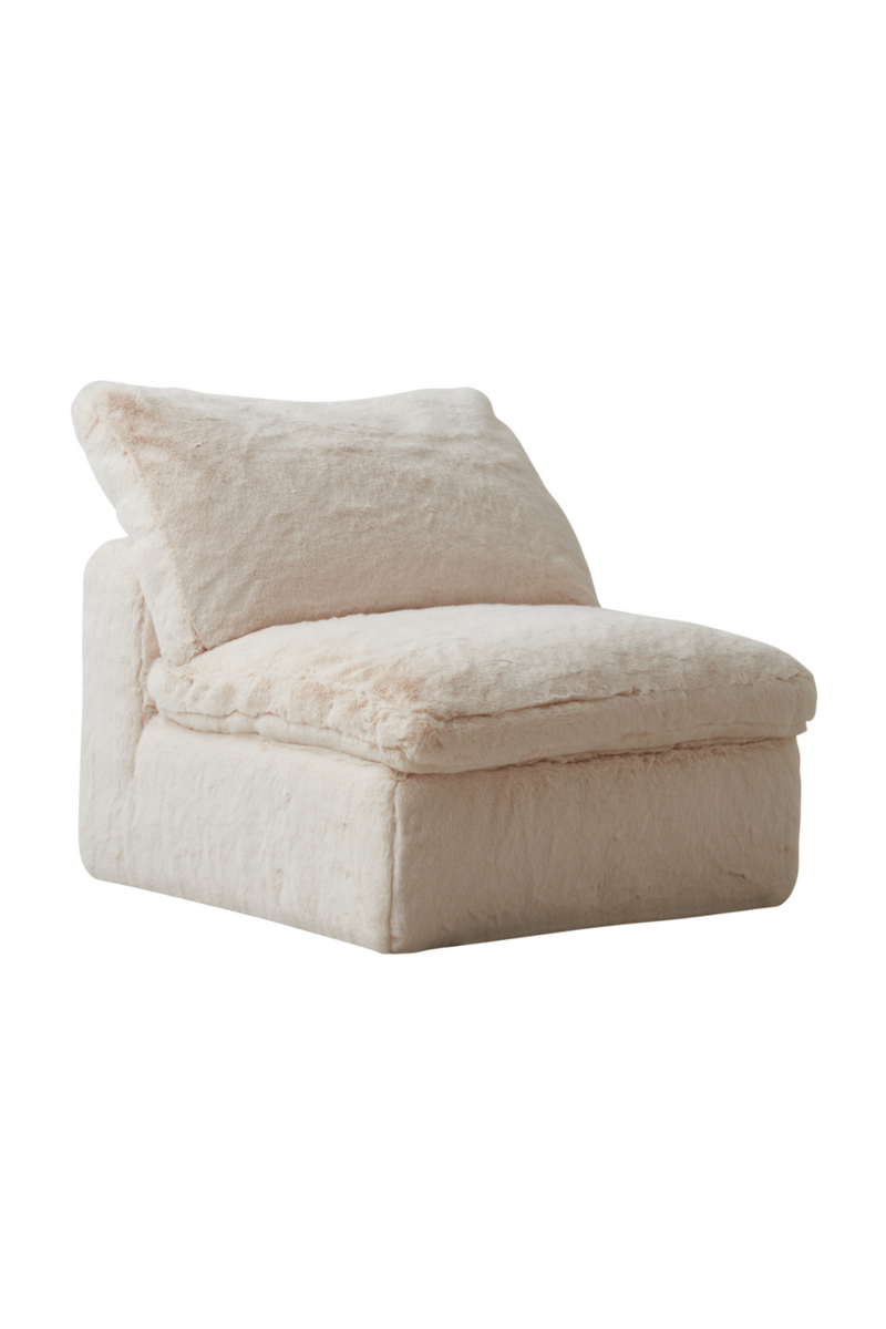 Cream Fur Sectional Sofa | Andrew Martin Truman Junior | Oroatrade.com