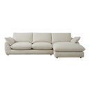 Neutral Linen Corner Sofa | Andrew Martin Fulton