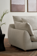 Neutral Linen Corner Sofa | Andrew Martin Fulton | Oroatrade.com