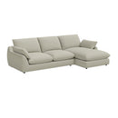 Gray Corner Sofa with Chaise | Andrew Martin Fulton
