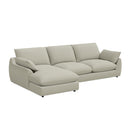 Gray Corner Sofa with Chaise | Andrew Martin Fulton