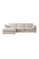 Neutral Linen Corner Sofa | Andrew Martin Fulton | Oroatrade.com