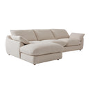 Neutral Linen Corner Sofa | Andrew Martin Fulton