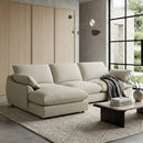 Gray Corner Sofa with Chaise | Andrew Martin Fulton