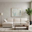 Neutral Linen Corner Sofa | Andrew Martin Fulton
