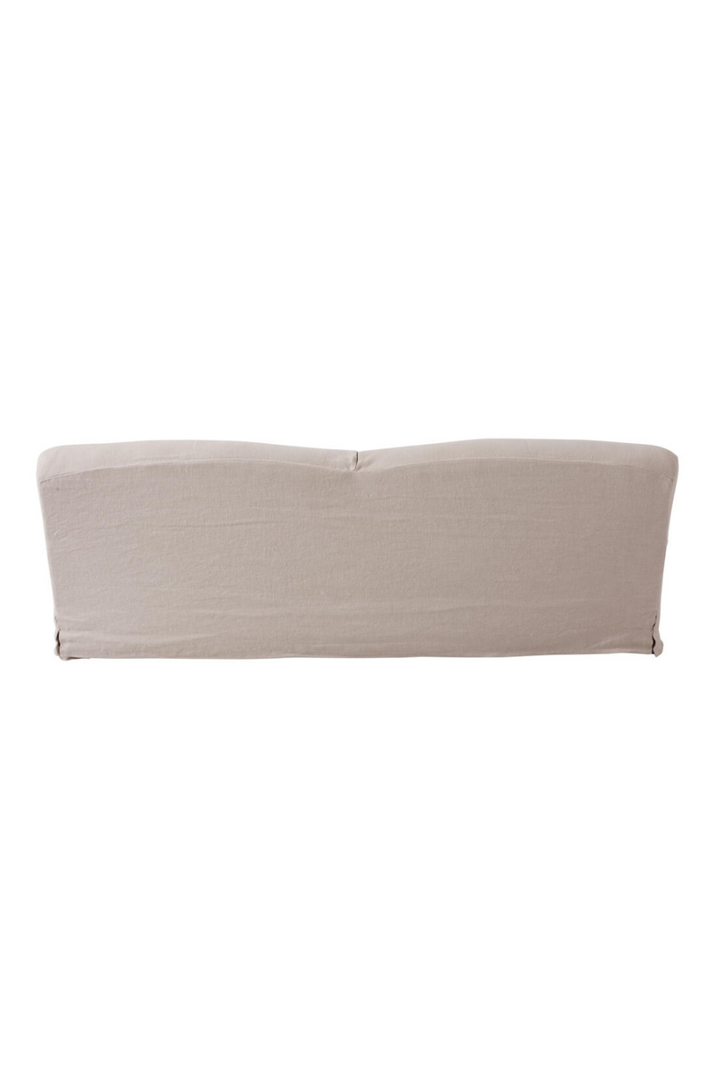 Beige Linen Curved Sofa | Andrew Martin Lady May | Oroatrade.com