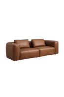 Brown Leather Modern Sectional Sofa | Andrew Martin Joshua | Oroatrade.com