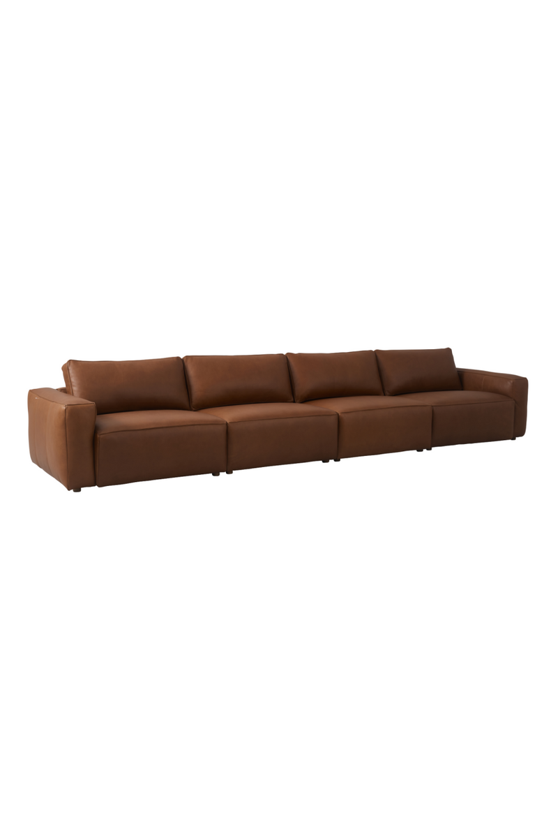 Brown Leather Sectional Sofa | Andrew Martin Arthur | Oroatrade.com