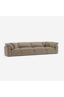 Gray Velvet Sectional Sofa | Andrew Martin Truman