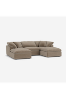 Gray Velvet Sectional Sofa | Andrew Martin Truman