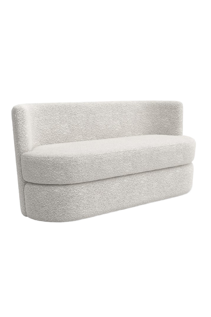 White Boucle Bedroom Bench | Andrew Martin Etta| Oroatrade.com