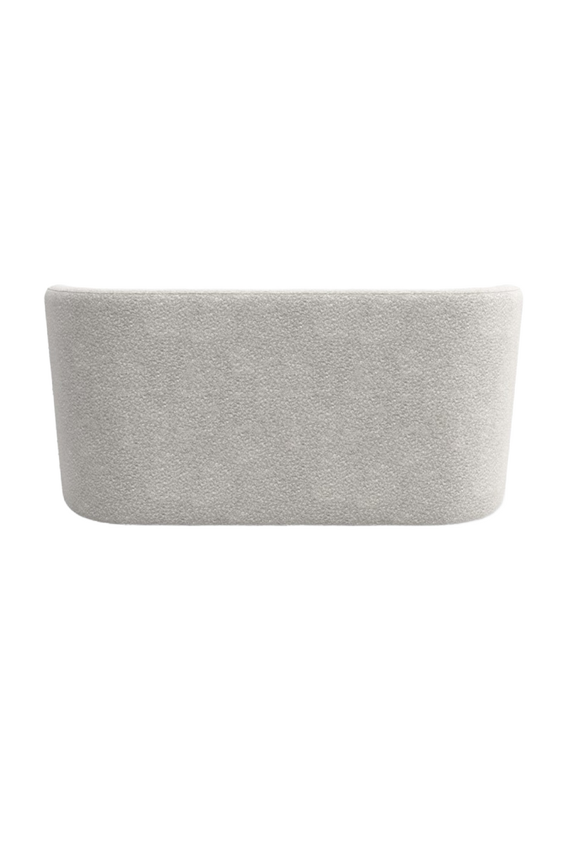 White Boucle Bedroom Bench | Andrew Martin Etta| Oroatrade.com