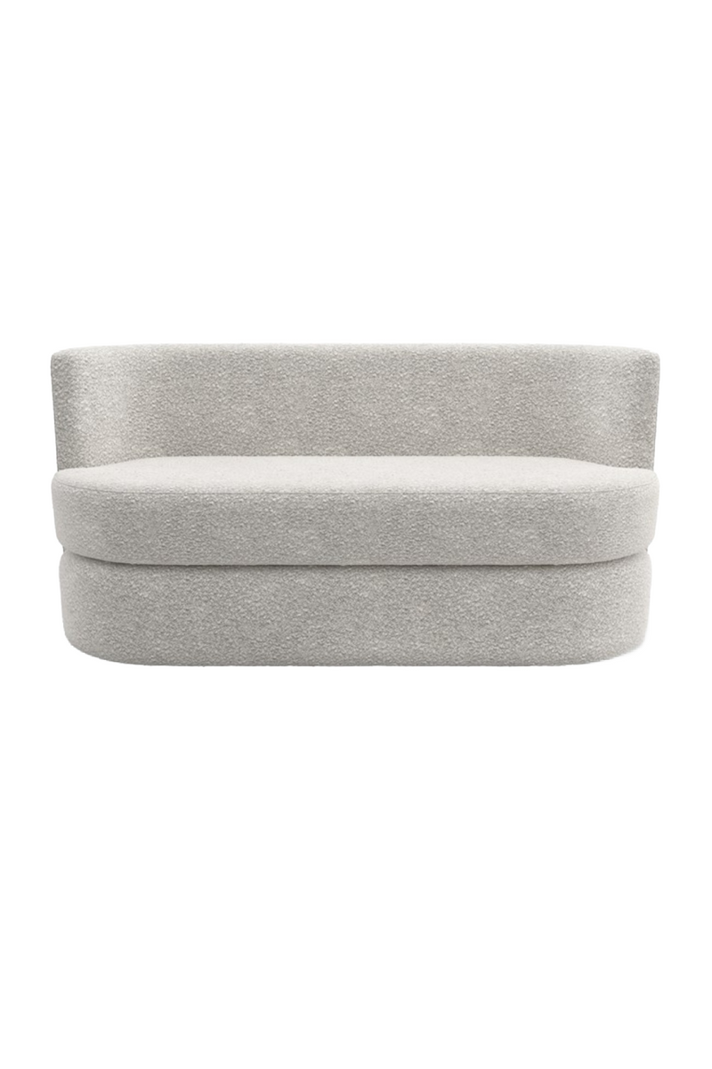 White Boucle Bedroom Bench | Andrew Martin Etta| Oroatrade.com