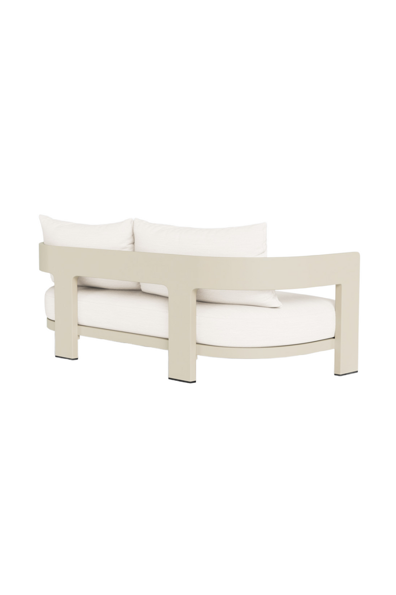 Outdoor White Aluminium Sofa | Andrew Martin Caicos | Oroatrade.com