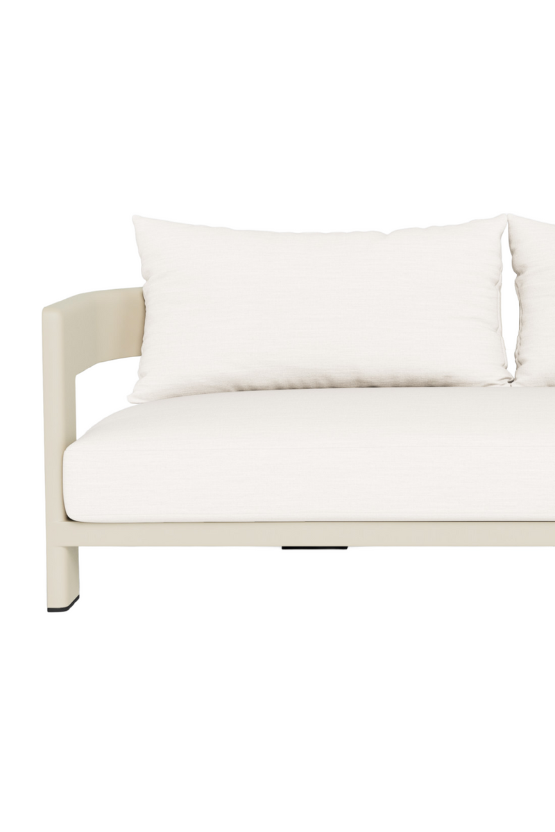 Outdoor White Aluminium Sofa | Andrew Martin Caicos | Oroatrade.com