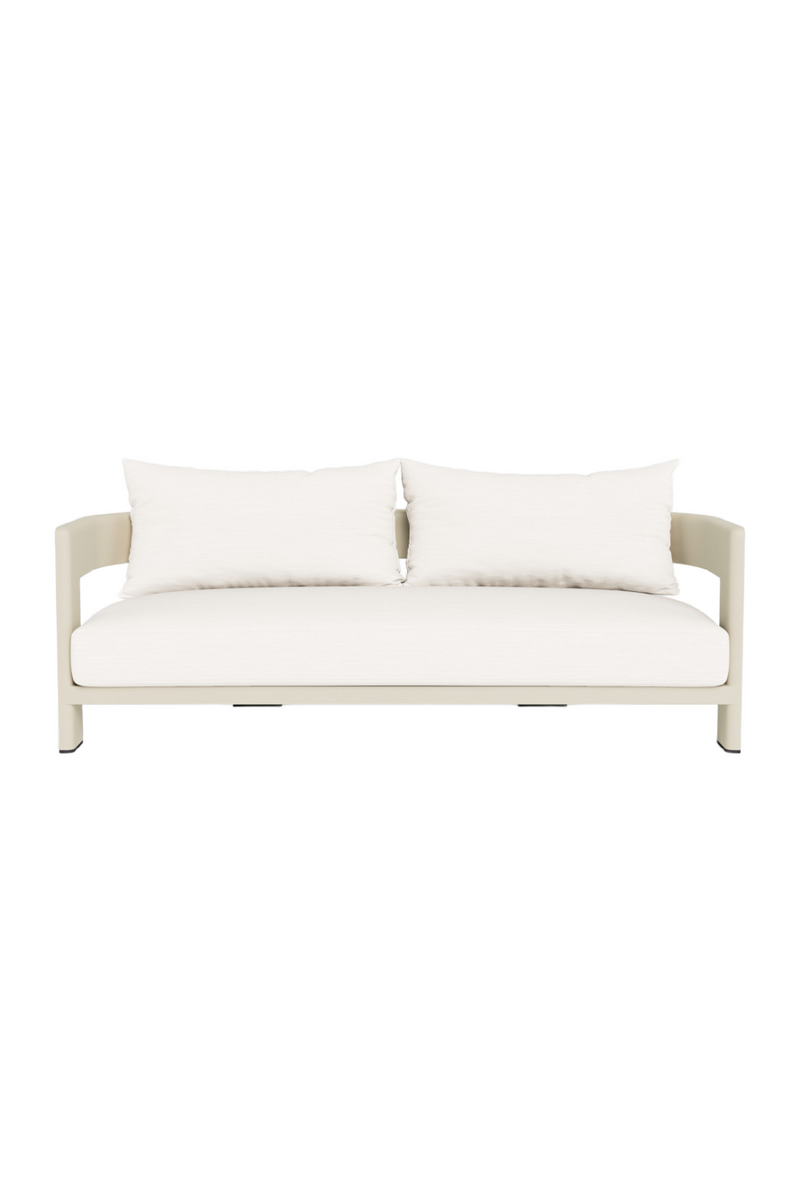 Outdoor White Aluminium Sofa | Andrew Martin Caicos | Oroatrade.com