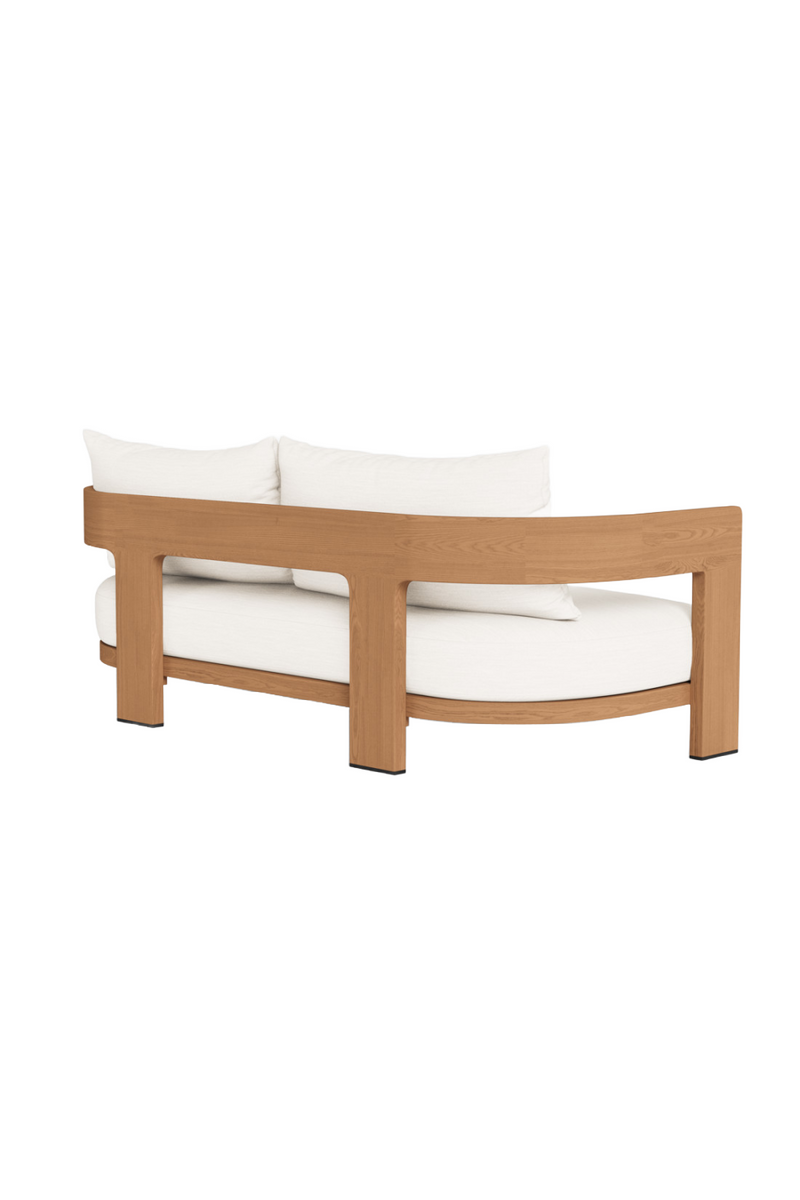 Outdoor Natural Teak Sofa | Andrew Martin Caicos | Oroatrade.com