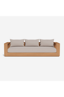 Outdoor Teak 3-Seater Sofa | Andrew Martin Bora | Oroatrade.com
