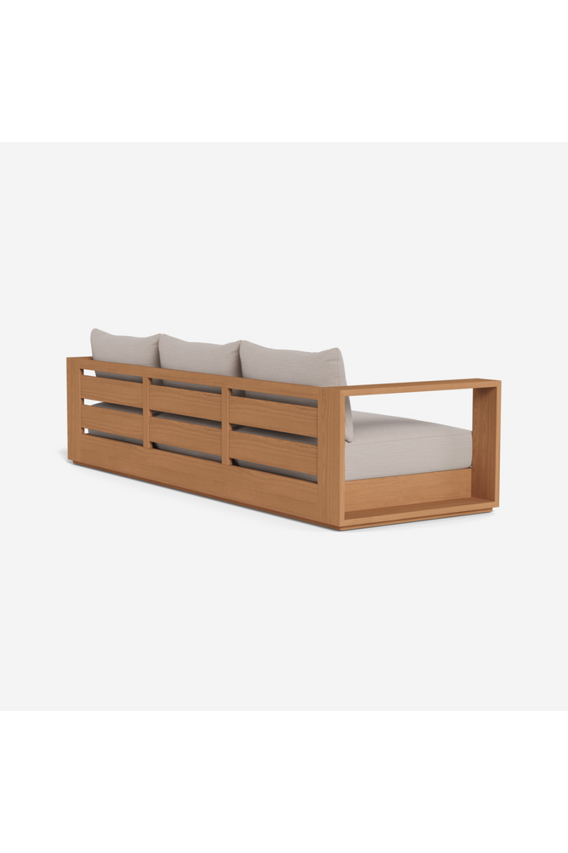 Outdoor Teak 3-Seater Sofa | Andrew Martin Bora | Oroatrade.com