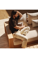 Outdoor Teak 3-Seater Sofa | Andrew Martin Bora | Oroatrade.com