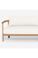 Padded Teak Outdoor 3-Seater Sofa | Andrew Martin Cove | Oroatrade.com