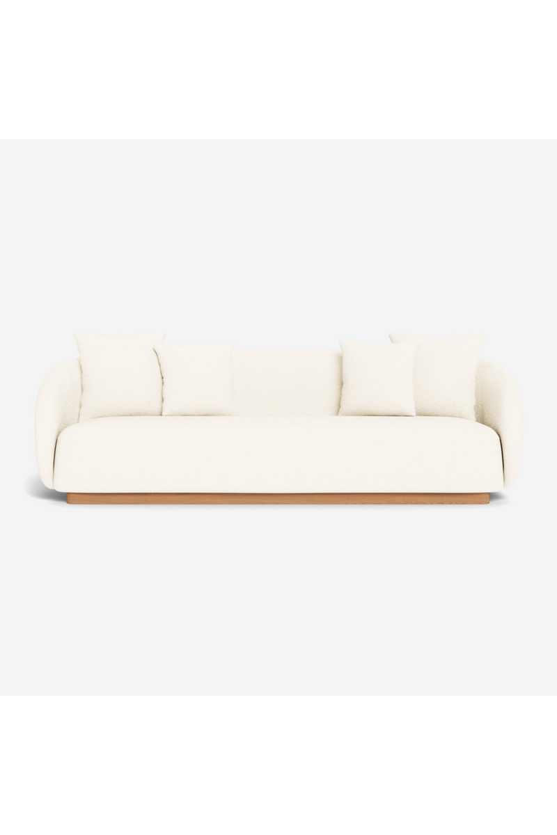 Ivory Outdoor 3-Seater Sofa | Andrew Martin Como | Oroatrade.com